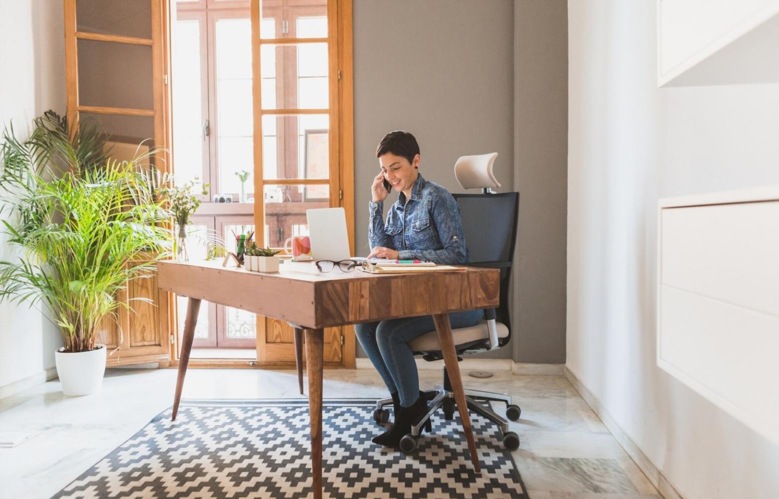 Financial success visualization with charts and positive growth indicators